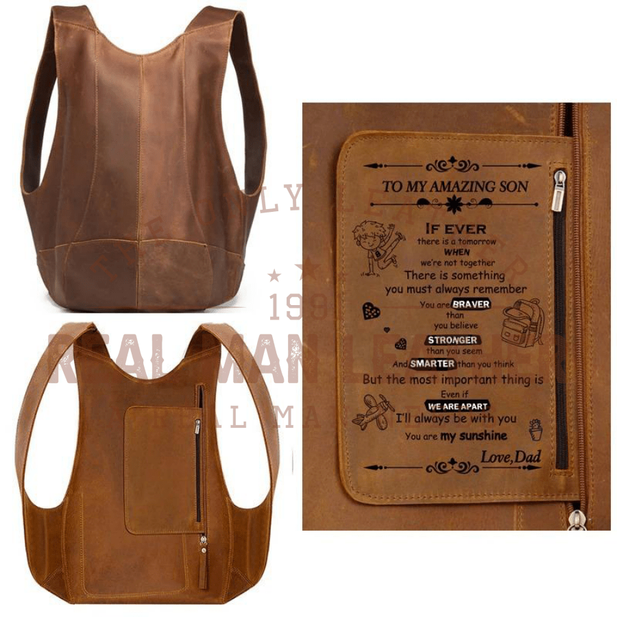 Anatolio Leather Backpack
