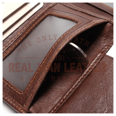 Christiane Leather Antitheft RFID Wallet