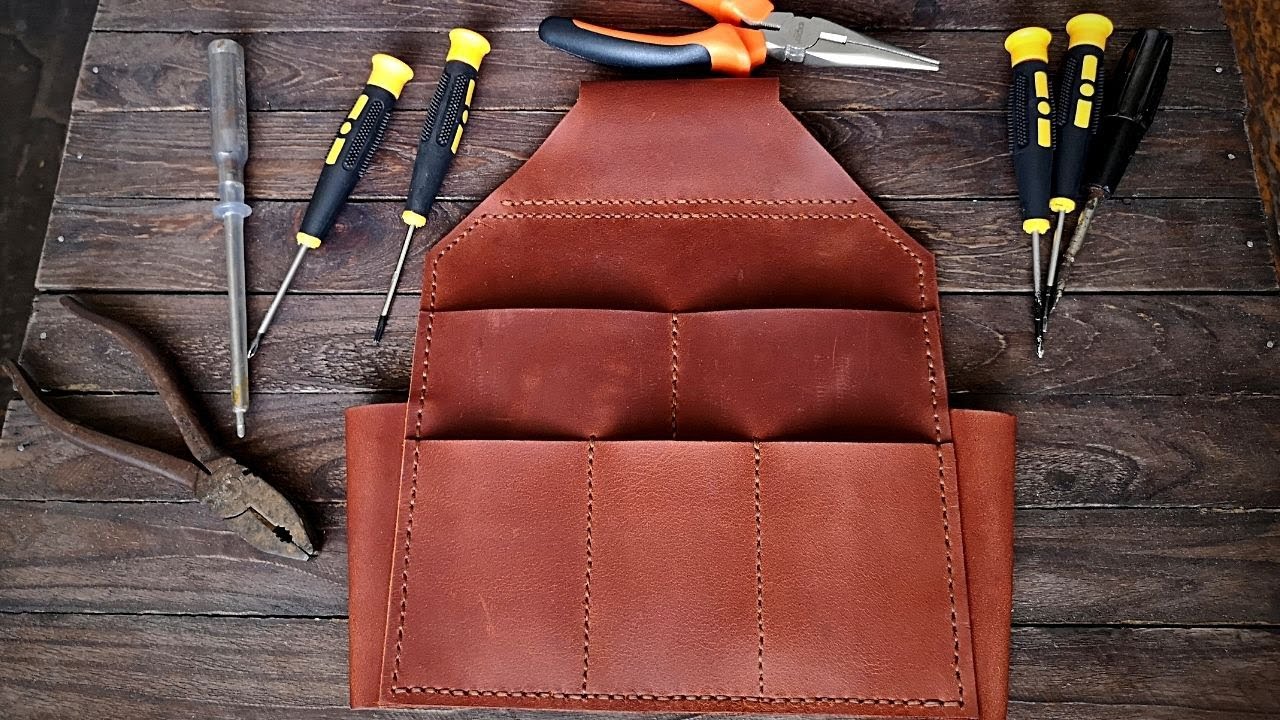 Craft Your Dreams with Our Durable Leather Tool Pouch