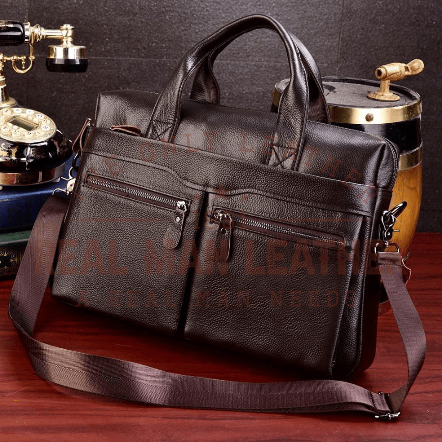 Pietro Men's Leather Laptop Bag