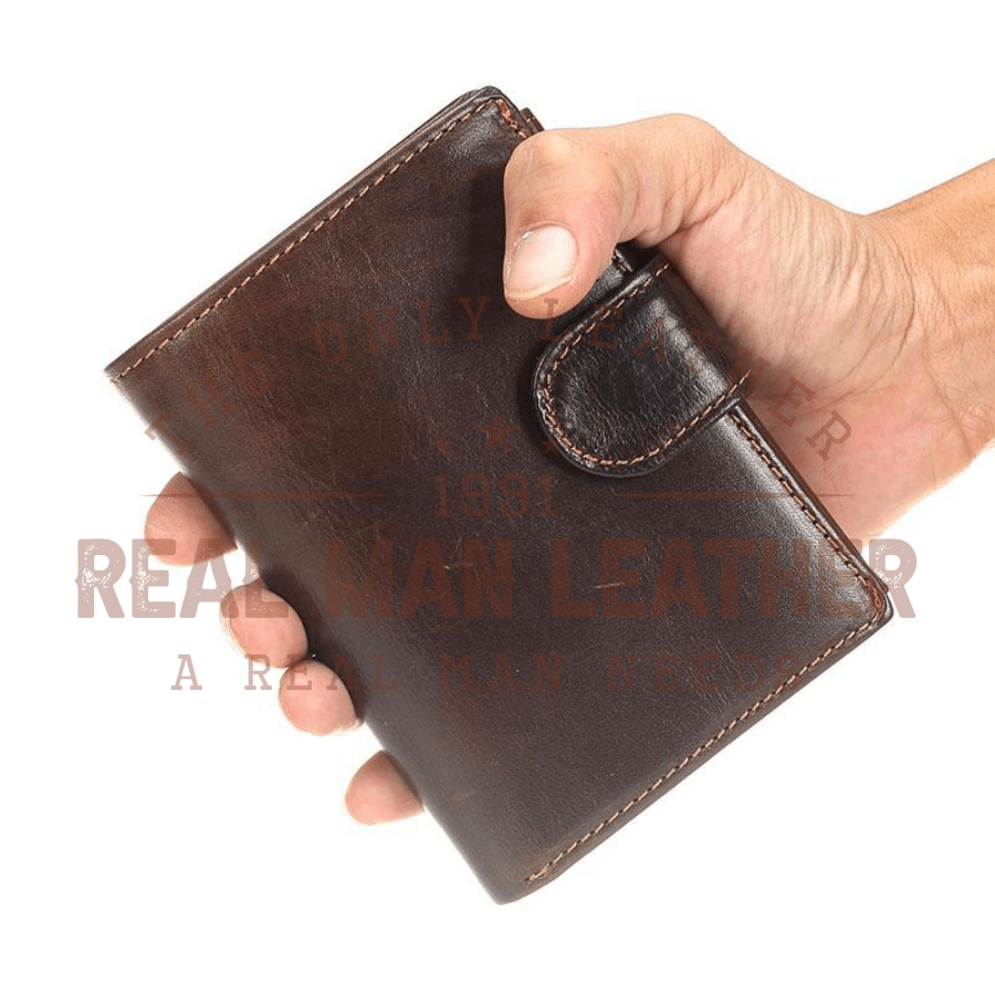 Tirabassi Leather Retro Short Wallet