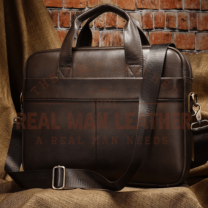 Lionel Genuine Leather Men's Briefcase