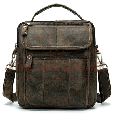 Daciano Leather Crossbody Bag