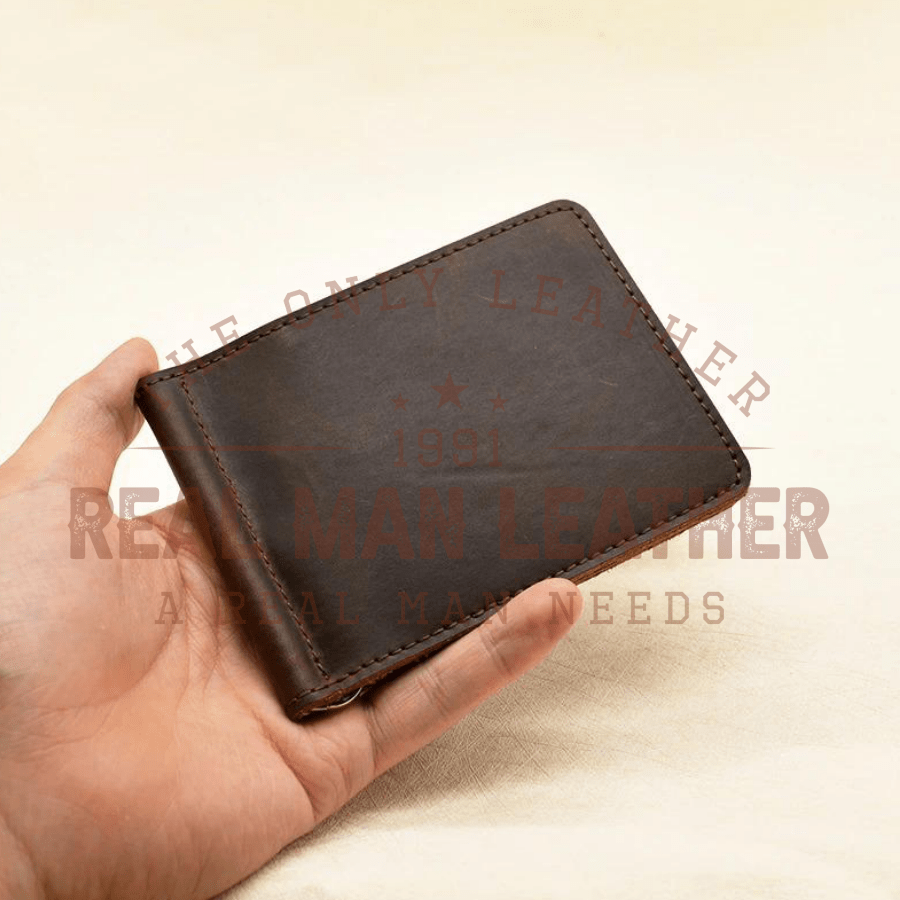 Rossi Genuine Leather Money Clip Wallet