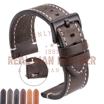 Battier Leather Watch Band Strap
