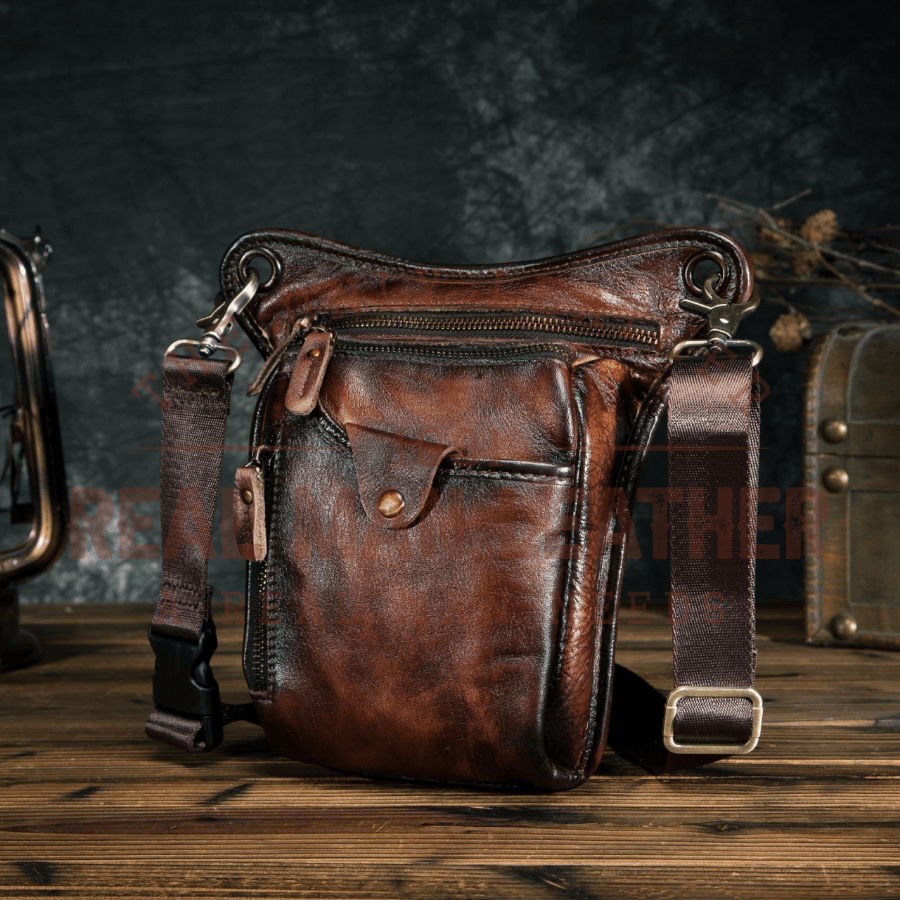 Tiziano Leather Leg Bag