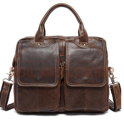 Corrado Leather Men's Briefcase