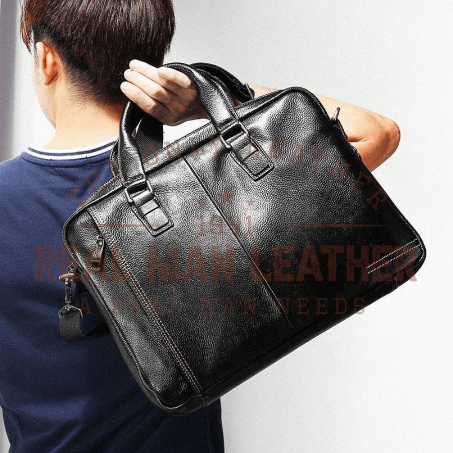 Mens Alligator Leather Briefcase Messenger Bag Business Bag