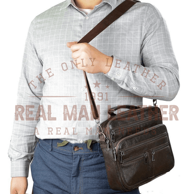 Stefano Men's Leather Shoulder Bag