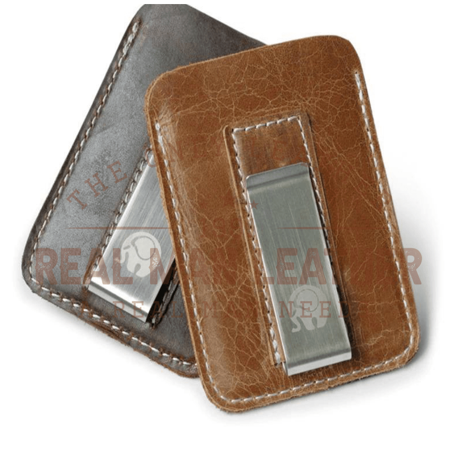 Bellone Leather Money Clip