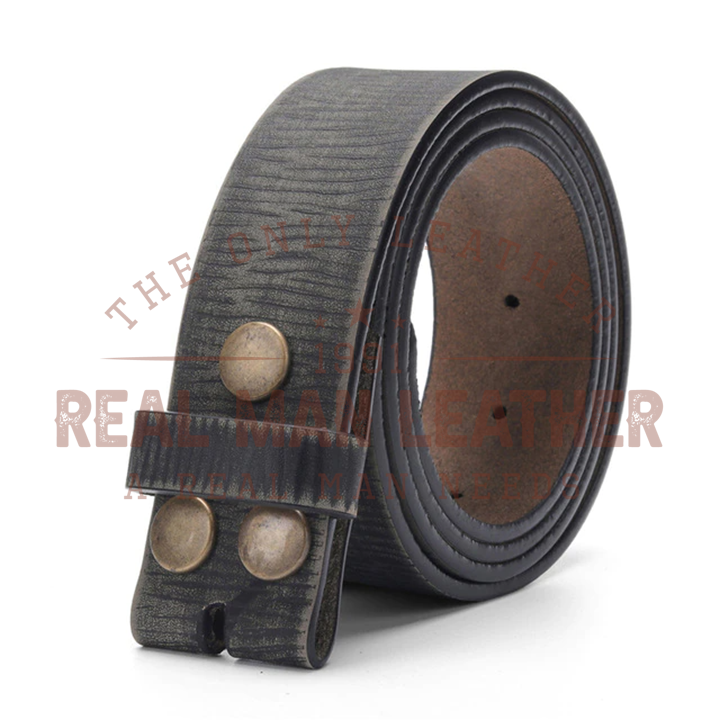 Thierri Leather Vintage Belt Without Buckle