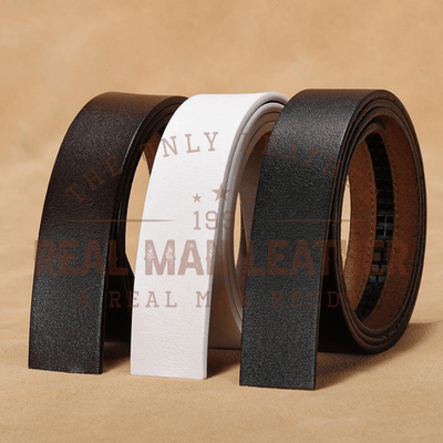 Pero No Buckle Genuine Leather Automatic Belt