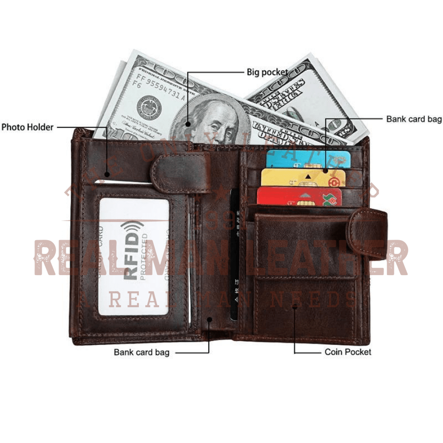 Ruggero Leather Wallet RFID