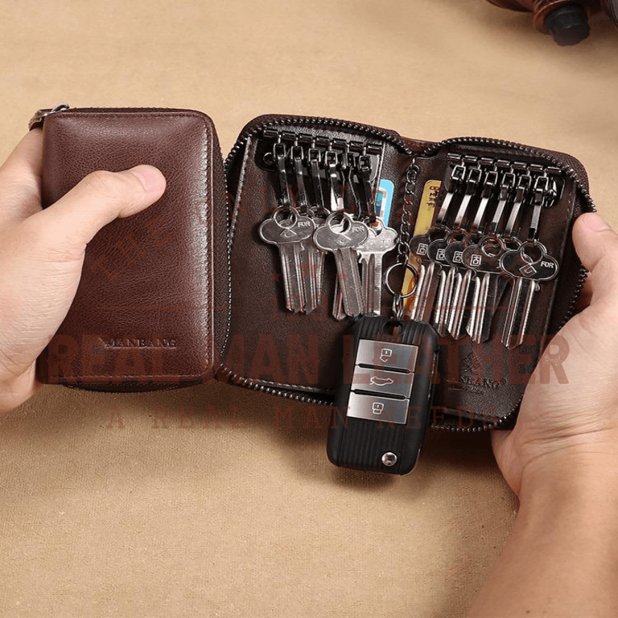 Quinzio Leather Key Wallet