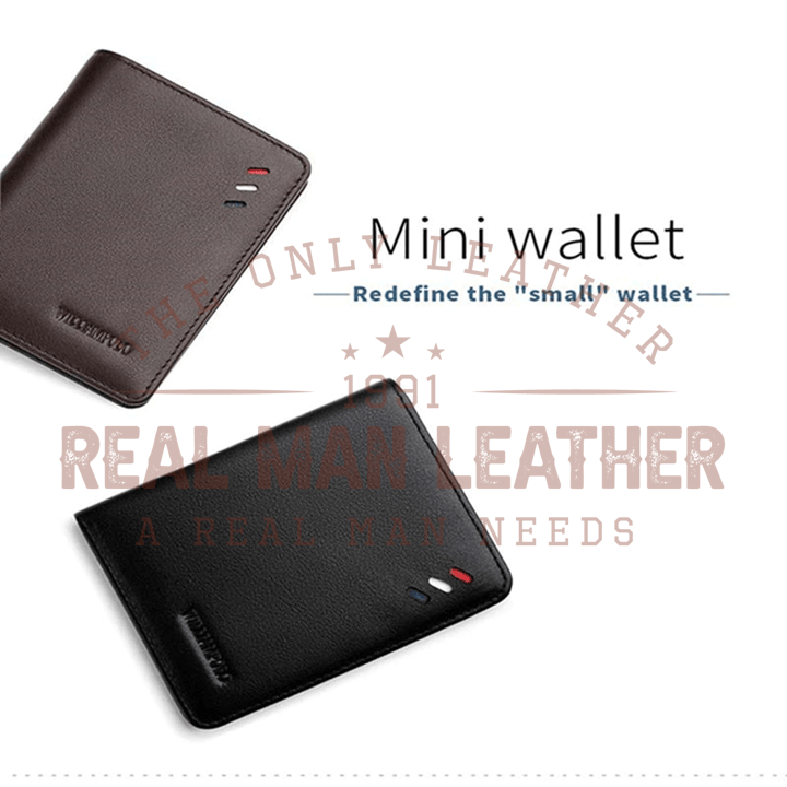 Ultra-thin Leather Small Wallet