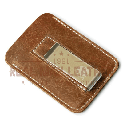 Bellone Leather Money Clip