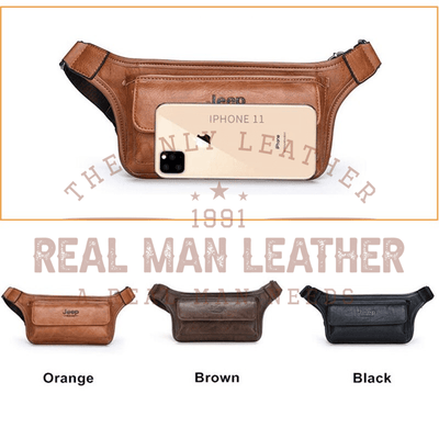 Jeep Leather Belt Bag