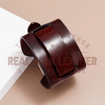 Ettore Genuine Leather Bracelet