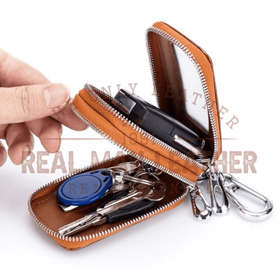 Necci Leather Home Car Key Bag
