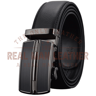 Albain Leather Automatic Buckle Belt