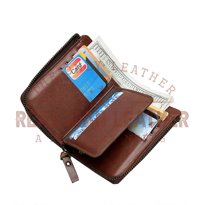 Binliroo Genuine Leather RFID Wallet