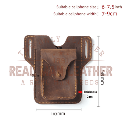 Genuine Leather Cellphone Sheath