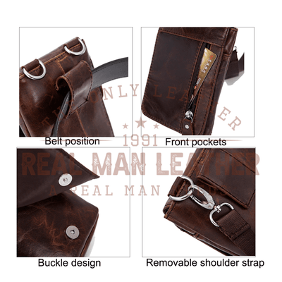 Tacito EDC Genuine Leather Belt Pouch