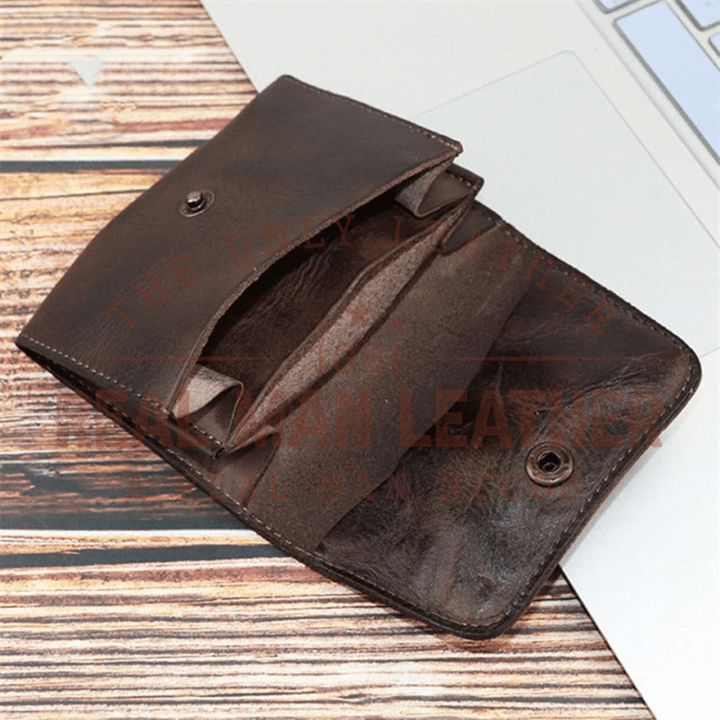 Fresnel Genuine Leather Card Holder
