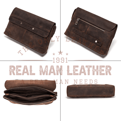 Johannes Men's Leather Clutch Bag