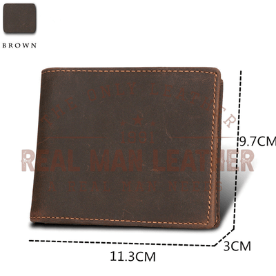 Brochard Leather RFID Blocking Men's Wallet