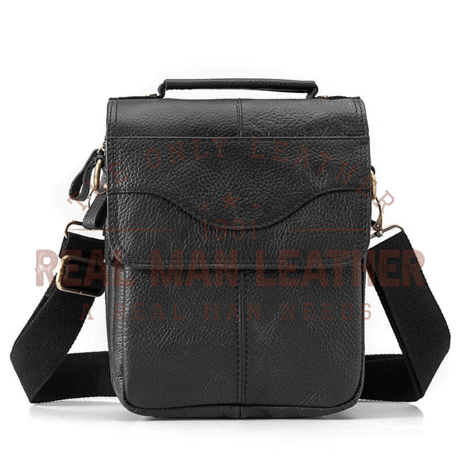 Goffredo Leather Messenger Bag