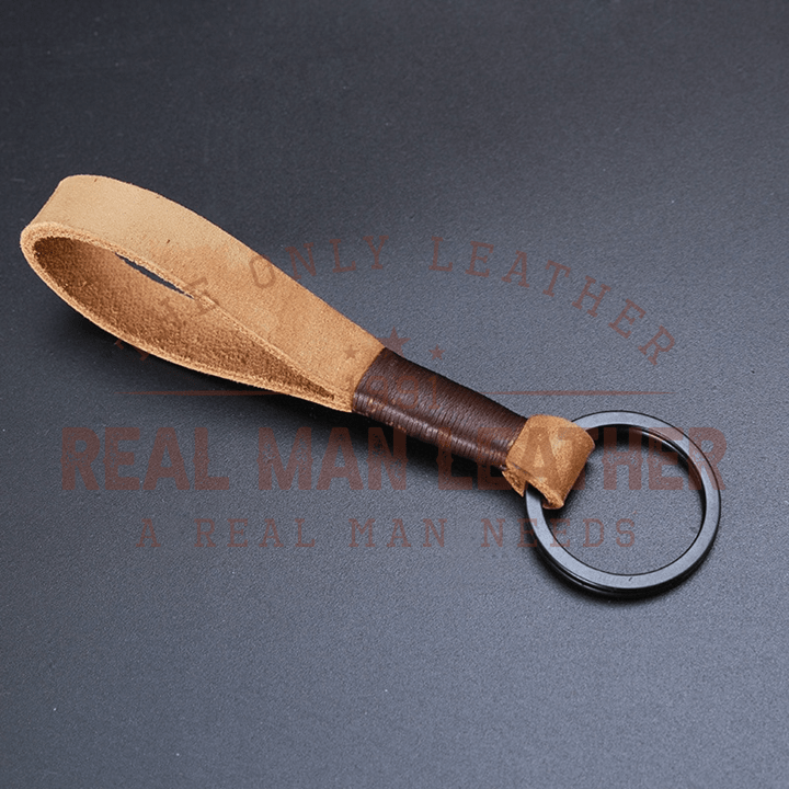 Sharpe Leather Rope Keychain