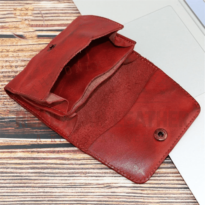 Fresnel Genuine Leather Card Holder