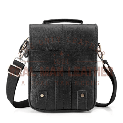 Berdine Leather Shoulder Messenger Bag