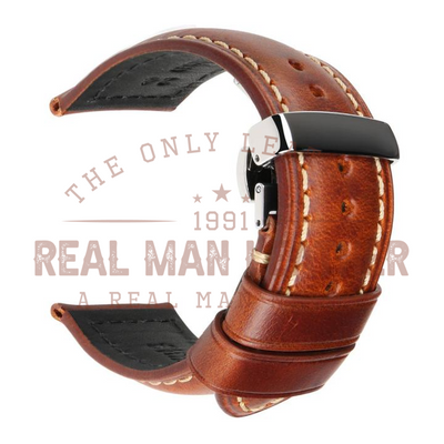 Severo Genuine Leather Watch Band Strap