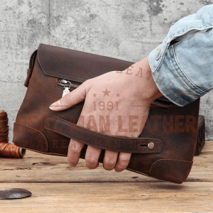Johannes Men's Leather Clutch Bag