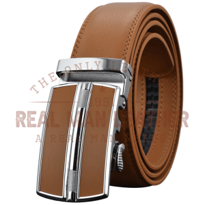 Albain Leather Automatic Buckle Belt