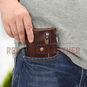 Tommy Genuine Leather Chain RFID Wallet