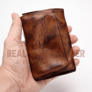 Fresnel Genuine Leather Card Holder