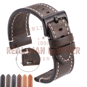 Battier Leather Watch Band Strap