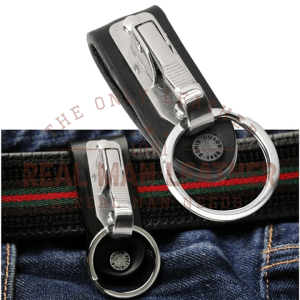 Trottier Leather Buckle Hanging Key Holder