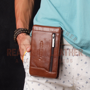 Silvano EDC Genuine Leather Belt Pouch