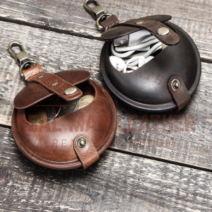 Vico Mini Dome Genuine Leather Coin Purse